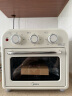 美的（Midea）家用多功能空气炸锅电烤箱一体机 高效脱脂/可视化/循环热风免翻面 15L浅杏色PT1510 实拍图