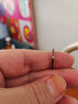 六福珠寶18K金黑耀鎏彩工藝戒指女款送禮L18TBKR0050R 14號-總重0.90克 曬單實拍圖