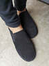 駱駝動(dòng)感（camel active）德國真皮羊毛一體男士雪地靴冬季保暖加絨戶(hù)外棉鞋男高幫頭層牛皮 黑色單鞋（網(wǎng)紗內里）8810 40 曬單實(shí)拍圖