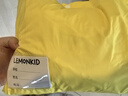 lemonkid兒童雨衣男女童寶寶外套學(xué)生大童全身防水雨服雨披 活力黃 XL  曬單實(shí)拍圖