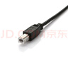 京像（JICHIA） USB2.0打印機B公對母加延長(cháng)線(xiàn)方口轉接線(xiàn)帶耳朵可固定連接線(xiàn)數據線(xiàn)主板機箱柜設備機器 黑色 1.0米 曬單實(shí)拍圖