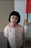 秋冬寶寶圍巾女脖套針織加厚防風(fēng)保暖可愛(ài)男女童兒童冬季小鹿圍脖 粉色+黃色【兒童小鹿圍脖】 曬單實(shí)拍圖
