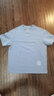 拇指白小T新款重磅純棉復古圓領(lǐng)純色短袖T恤休閑運動(dòng)上衣夏裝男女同款 霧霾藍 XL 曬單實(shí)拍圖