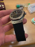 轉角硅膠表帶適用于HUBLOT恒寶宇舶大爆炸系列折疊扣條紋防水橡膠25mm 黑色 25mm 曬單實(shí)拍圖