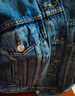 Levi's李維斯冬季女士復(fù)古巴恩風翻領(lǐng)水洗時尚潮流牛仔夾克外套 藍色 M 曬單實拍圖