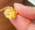 周六福（ZLF）  黃金吊墜女款足金999生肖虎項(xiàng)墜掛墜首飾學(xué)霸虎 計價 2.74g 曬單實(shí)拍圖