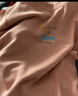 拉比嬰兒衣服德絨秋冬寶寶睡衣兒童保暖內(nèi)衣男童女童打底衫半高領(lǐng)上衣 橙黃（大童） 150 曬單實(shí)拍圖