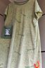 米度麗哺乳睡裙夏季薄款孕婦睡衣夏天短袖喂奶連衣裙家居裙子產(chǎn)后月子服 綠色 L（建議100-140斤左右） 曬單實(shí)拍圖