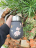 檀軒閣紫砂杯便攜式隨身杯紫砂茶杯宜興茶杯高檔水杯泡茶杯送父母親禮物 黑色喜上眉梢400ml【錦盒裝】 曬單實(shí)拍圖