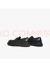 他她（TATA）厚底德比休閑皮鞋男士一腳蹬懶人鞋樂(lè )福鞋職場(chǎng)通勤NEH01D 黑色 40 曬單實(shí)拍圖