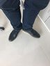 恒源祥 商務(wù)休閑鞋男百搭英倫時(shí)尚正裝鞋男士青年潮流舒適系帶鞋子 H210046 黑色 40 曬單實(shí)拍圖