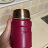 膳魔師（THERMOS）燜燒杯高真空兒童食物罐子帶餐具隨身便攜不銹鋼保溫飯盒SK-3000 SK-520 BR 紅色 520ml 曬單實(shí)拍圖