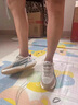 輕奢男鞋夏季新款透氣運動(dòng)鞋男網(wǎng)面休閑鞋子男潮流增高老爹鞋 米色 41 曬單實(shí)拍圖