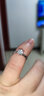 鑫萬福七夕禮物現(xiàn)貨六爪結(jié)婚鉆戒鉆石女戒鉑金鉆石戒指克拉婚戒結(jié)婚求婚 PT950鉑金-60分F-G/SI 曬單實拍圖
