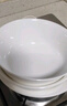 斯凱綈（Sky Top）米飯碗陶瓷小湯碗骨瓷純白家用喬遷酒店餐具4.5英寸金鐘碗4件套裝 曬單實(shí)拍圖