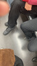 WITI 男士休閑褲男褲美式潮牌長(zhǎng)褲寬松闊腿運(yùn)動(dòng)長(zhǎng)褲子男春秋季男裝 A款淺灰 2XL 曬單實(shí)拍圖