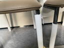 真緣意式極簡餐椅家用現(xiàn)代簡約輕奢餐廳椅子北歐客廳靠背吃飯餐桌凳子 卡其灰【全真皮】 高級感餐椅 曬單實(shí)拍圖