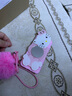 源迦一 蘋果5代 iPhone SE1代/5S手機(jī)殼/硅膠保護(hù)套 可愛鏡子掛繩女款 曬單實(shí)拍圖