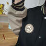 羅蒙（ROMON）美式復古vintage棒球服2025春秋新款寬松顯瘦學(xué)生簡(jiǎn)約百搭外套女 黑色 L -120-140斤 曬單實(shí)拍圖
