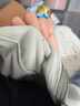蕉內(nèi)（Bananain）熱皮302+女士搖粒絨短外套秋冬款保暖鎖溫防風(fēng)棉感寬松休閑內(nèi)搭 海沫綠拼樺木拼樺木綠 L 曬單實(shí)拍圖