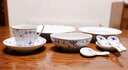 RoyalCopenhagen皇家哥本哈根半蕾絲唐草手繪餐具餐碗家用湯碗 橢圓碗370ml 曬單實(shí)拍圖