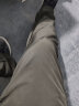探拓（TECTOP）速干裤 男户外弹力透气快干长裤系带耐磨登山裤 PS7053 男款深军绿 3XL 实拍图