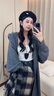 熒蒂慵懶風(fēng)感毛衣女外套女秋冬季2025新款長(zhǎng)款針織衫女開(kāi)衫韓系穿搭 奶茶色1 M 曬單實(shí)拍圖