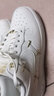 耐克空軍一號女子平底膠底運動(dòng)鞋冬板鞋NIKE AIR FORCE 1 FV3654 111帆白/帆白/帆白/金屬色 39 曬單實(shí)拍圖