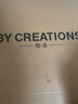 By Creations柏品高支紗純羊毛單褶西褲商務(wù)職業(yè)正裝褲四季修身高腰直筒長(cháng)褲子 煙灰色 52 曬單實(shí)拍圖