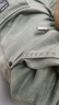 杰克·瓊斯（JACK&JONES）男裝夏工裝風(fēng)口袋時(shí)尚簡約橄欖綠灰直筒牛仔短褲男褲224243027 橄欖綠灰E60 橄欖綠灰E60 L （180) 曬單實(shí)拍圖