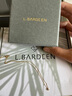 L.Bardeen18k黃金鎖骨鏈女南非天然真鉆石項鏈高級輕奢小眾520禮物送女友 長37+3cm (現(xiàn)貨) 曬單實拍圖