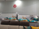 瑞尚 客廳裝飾畫(huà)床頭畫(huà)簡(jiǎn)約現代臥室壁畫(huà)沙發(fā)背景墻畫(huà)餐廳掛畫(huà) 背有靠山B 58*140+46*140/適3m沙發(fā)/晶瓷 曬單實(shí)拍圖