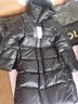 雅鹿【鵝絨泡芙】羽絨服女長(zhǎng)款過(guò)膝2025冬季新款連帽加厚極寒情侶外套 黑色【女款】 M (170) 曬單實(shí)拍圖