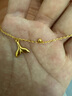 金喜晟 5G黃金美人魚(yú)項鏈女999足金魚(yú)尾鎖骨項鏈往后余生套鏈一七夕禮物 足金魚(yú)尾項鏈約4.9克 多退少補 曬單實(shí)拍圖
