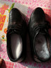 奧康棉皮鞋男新款加絨保暖休閑棉靴男士牛皮防滑冬季爸爸鞋 黑色105011021LH 43 曬單實(shí)拍圖