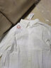 暖喬雙層棉紗全棉襯衫女長(zhǎng)袖寬松春秋刺繡小清新休閑純棉紗布白襯衣 藍(lán)色 M（110-130斤） 曬單實(shí)拍圖