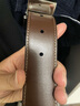 apatia 雙面不帶頭無頭皮帶男無扣3.4純帶身2.9牛皮腰帶條不帶扣 雙面(寬度3.4cm) 115cm 曬單實拍圖