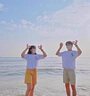 MDlila【兩件】情侶裝衣服夏季裝短袖t恤2025新款一男一女套裝班服定制 幸運男白+遇見(jiàn)女白 XL 男/女L 曬單實(shí)拍圖