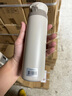 樂(lè )扣樂(lè )扣女士男士高顏值定制logo保溫杯316不銹鋼水杯兒童紀念品 灰色350ml 曬單實(shí)拍圖