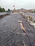 土工布 工程布 毛氈大棚保溫公路養護毯養殖保溫毯防寒水泥混凝土 灰色200克2米寬40米長(cháng)一卷 曬單實(shí)拍圖
