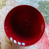不單典雅胭脂紅色功夫茶杯小茶碗品茗杯陶瓷功夫茶杯主人杯個(gè)人喝茶杯logo 中斗笠純色 曬單實(shí)拍圖