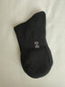 凰棉襪子女士冬季萊卡純色棉加厚款運動(dòng)吸汗女襪中高筒毛巾底休閑棉襪 黑色- 6雙 均碼 （35-39碼） 曬單實(shí)拍圖