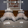 南極人絲絨冰絲床頭靠墊軟包護(hù)腰靠枕大靠背沙發(fā)抱枕靠枕頭床上看書靠墊 哈士奇【可拆洗】 70*50*30cm 曬單實(shí)拍圖