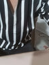 簡(jiǎn)艾倫青年條紋短袖T恤男春夏季男裝t恤韓版潮流男士V領(lǐng)休閑半袖上衣 090-白色 XL （135-150斤） 曬單實(shí)拍圖