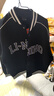 李寧外套男女秋季復古衛衣運動(dòng)無(wú)帽棒球領(lǐng)開(kāi)衫AWDUF67 曬單實(shí)拍圖