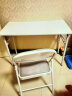赛森电脑桌台式学生简易书桌家用可折叠桌写字桌出租房阳台化妆小桌子 桌椅组合（100*50单桌+折叠椅） 实拍图