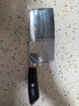 狂鯊德國大馬士革鋼切菜刀家用鋒利手工鍛打廚師專(zhuān)用切肉切片刀具廚房 男款切片菜刀-手感實(shí)-超鋒利 曬單實(shí)拍圖