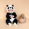 G.DUCKKIDS嬰兒動物連體衣秋冬款熊貓冬季男女寶寶爬服哈衣小孩可愛外出衣服 加厚冬款大熊貓 100碼 建議身高90-100cm 曬單實拍圖