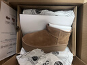 UGG冬季女士舒適時(shí)尚經(jīng)典厚底保暖雪地靴1135092CHE|栗色40 曬單實(shí)拍圖