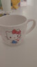 五和（WUHE）HelloKitty甜心凱蒂貓輔食碗兒童餐具可愛(ài)寶寶碗兒童餐盤(pán)兒童水杯 甜心凱蒂貓有蓋單柄杯（260ml） 曬單實(shí)拍圖
